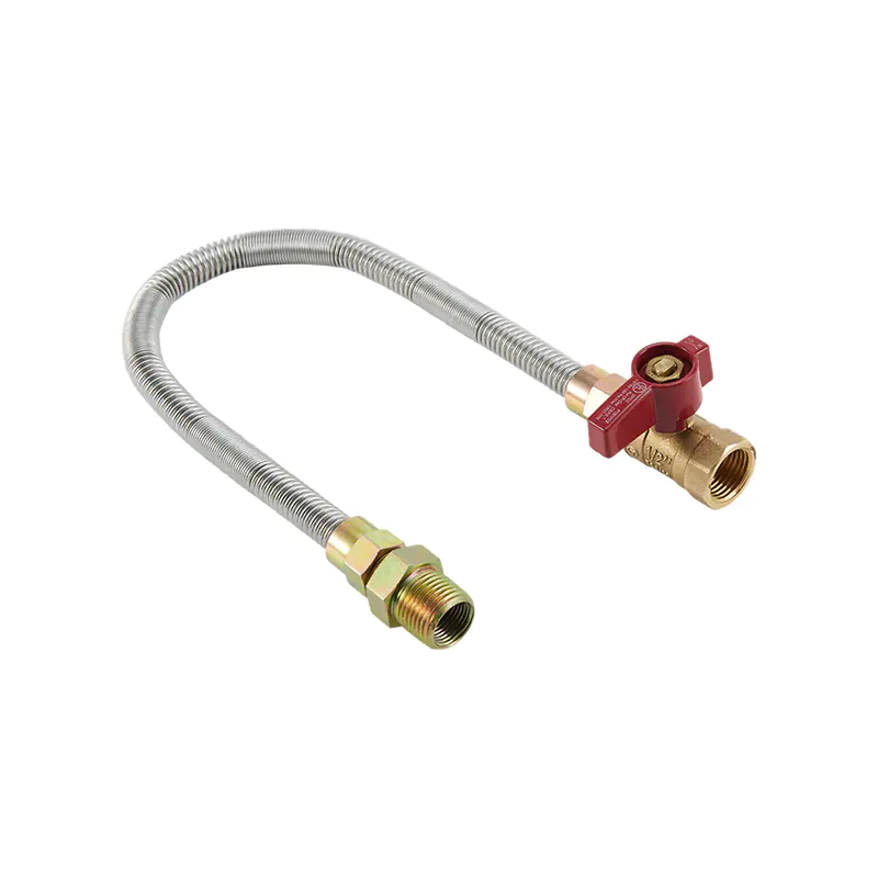 Đầu nối gas không có còi bằng thép không gỉ DN12